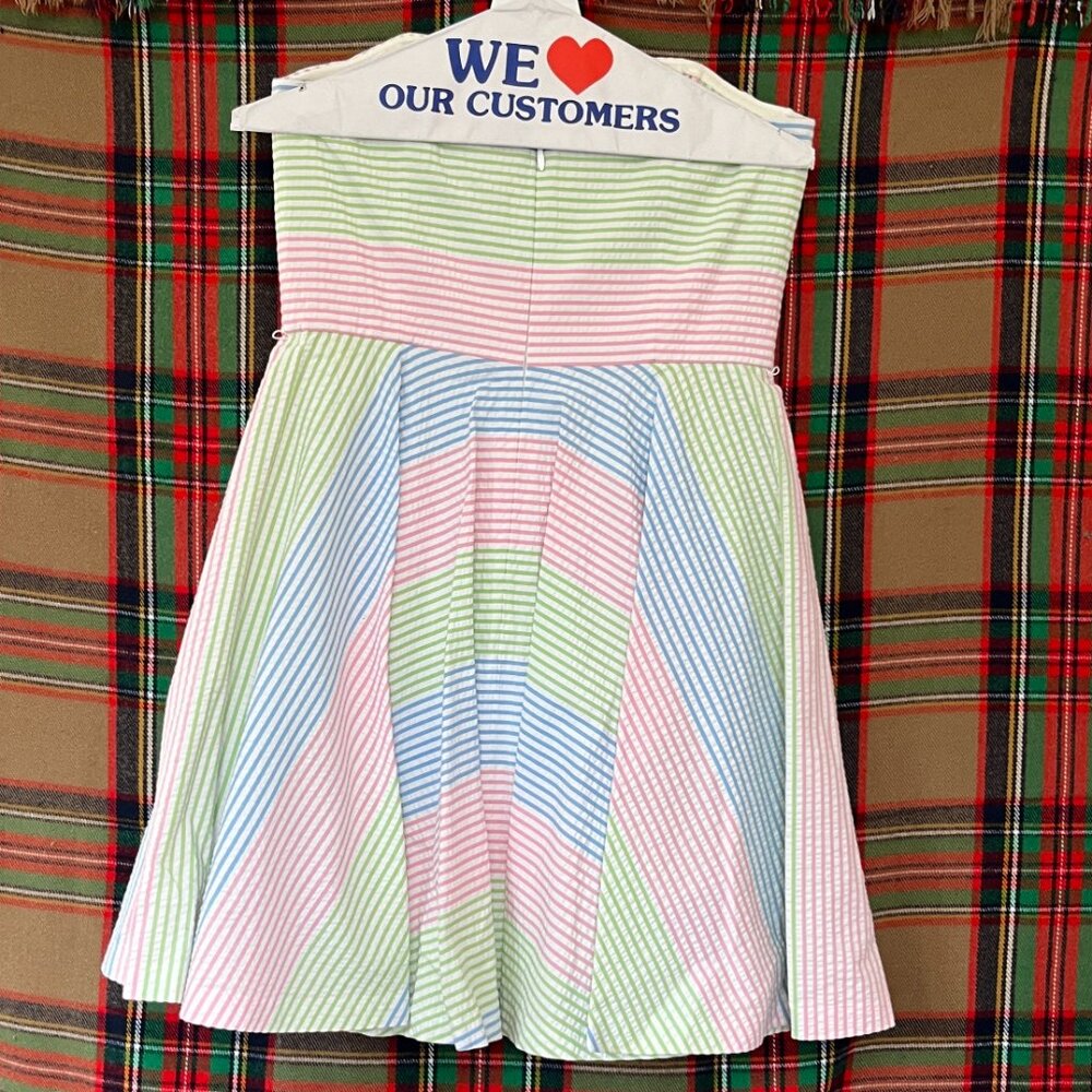 Vineyard Vines Kentucky Derby Seersucker Size 10 - Picture 3 of 4